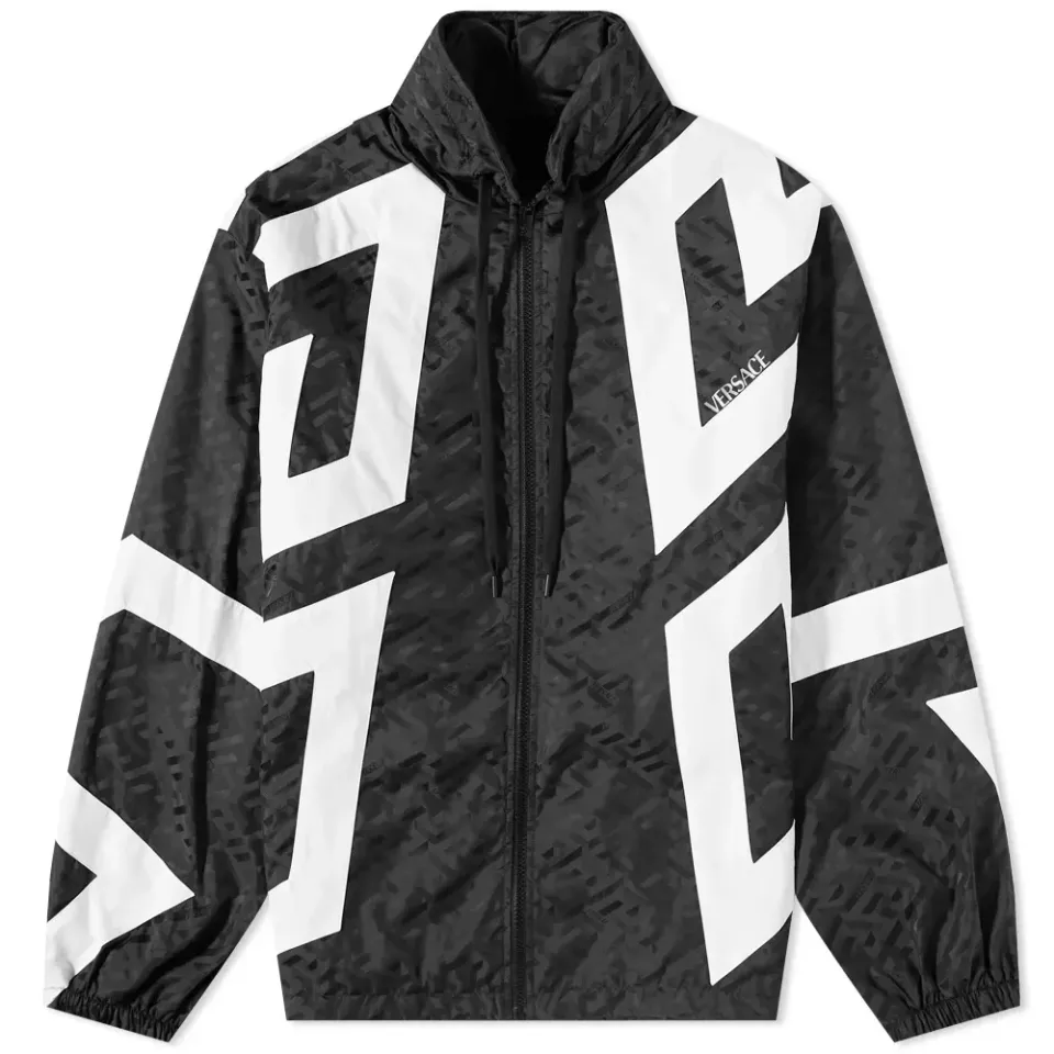 Greca Logo Padded Jacket