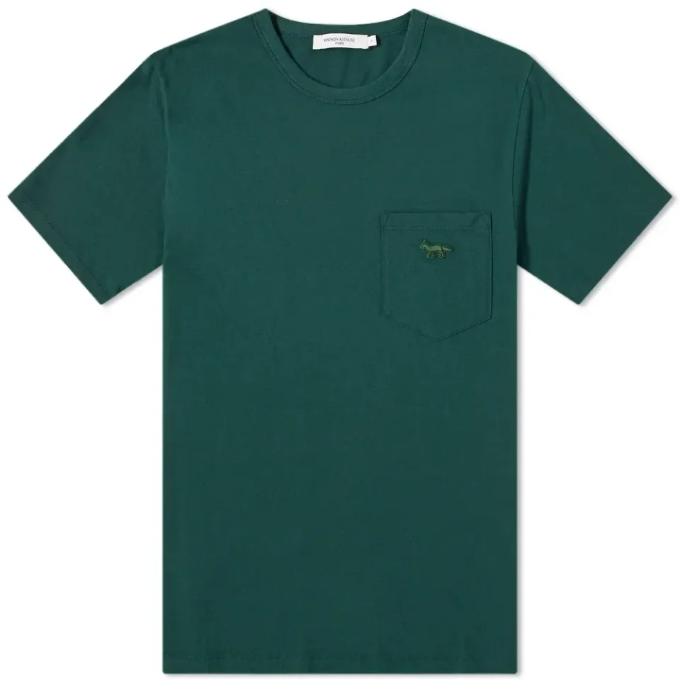 Maison Kitsuné Tonal Fox Patch Pocket Classic T-Shirt