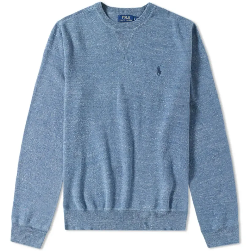 Knitted Sports Crew Neck Sweat