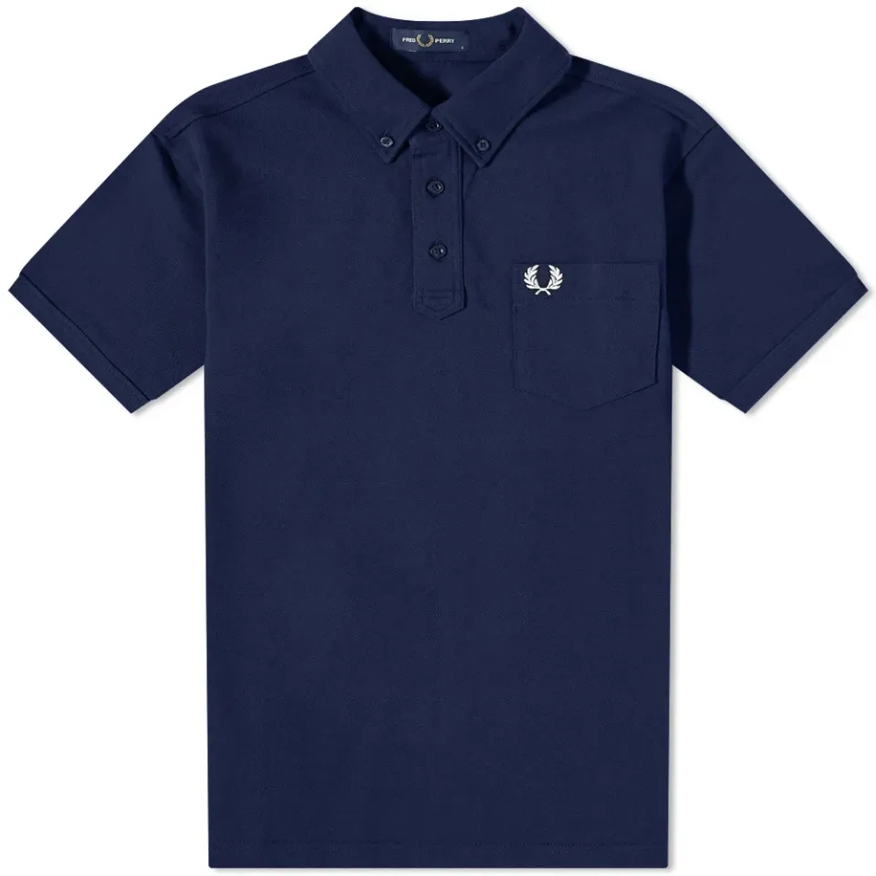 Button Down Collar Polo