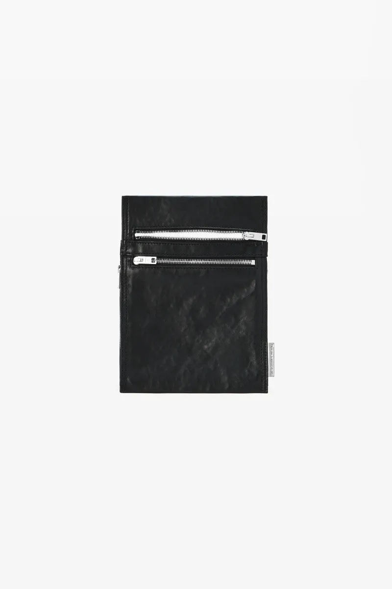 Axis Crossbody Pouch in Leather