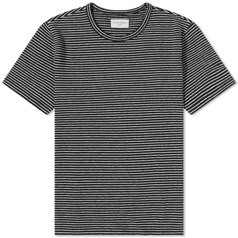 Officine Générale Fine Stripe T-Shirt