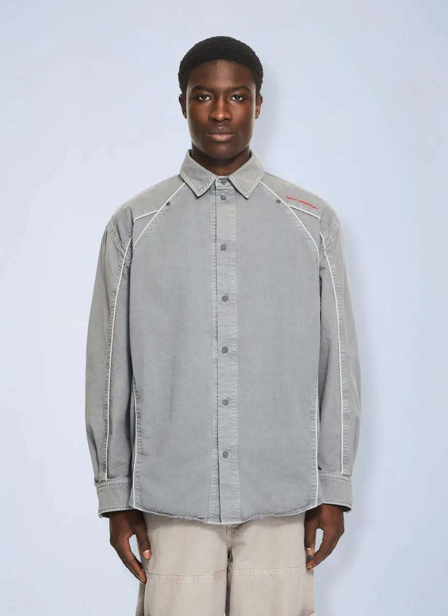 Garment-Dyed Sporty Shirt