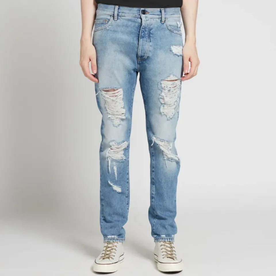 Regular Fit Ripped Jean