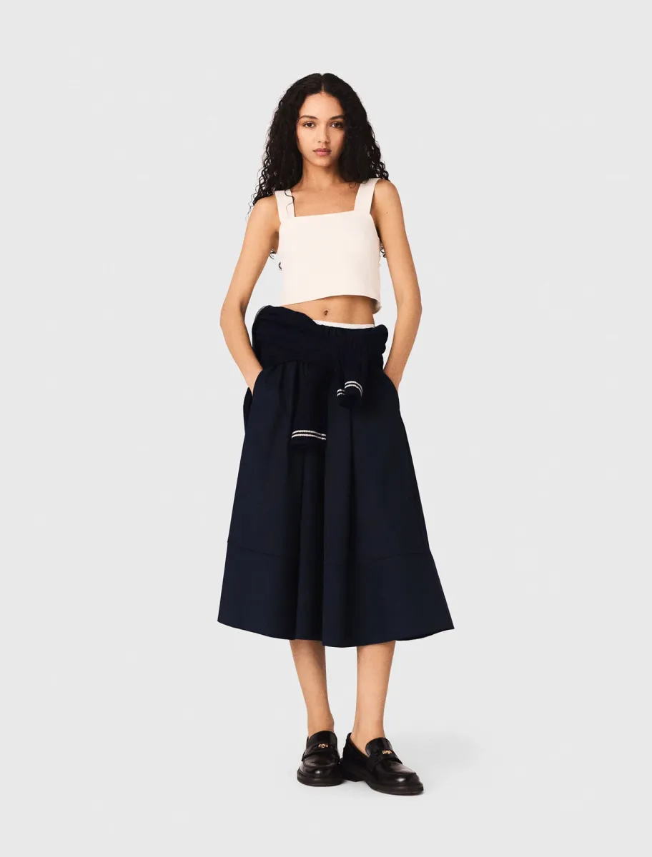 Knit crop top