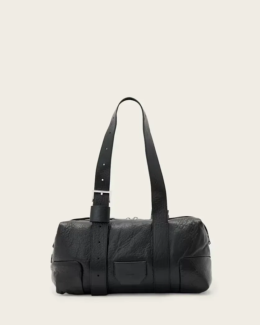 Ares Grain Leather Shoulder Bag