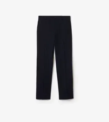 Cotton Twill Chinos in Navy