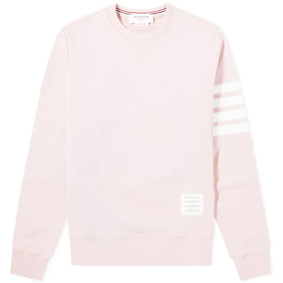 Engineered Stripe Crew Sweat