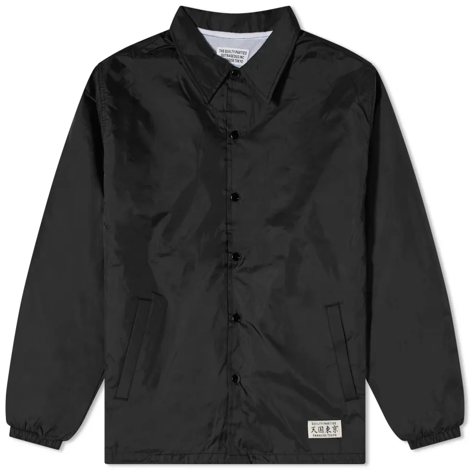 Gothic Logo Coach Jacket