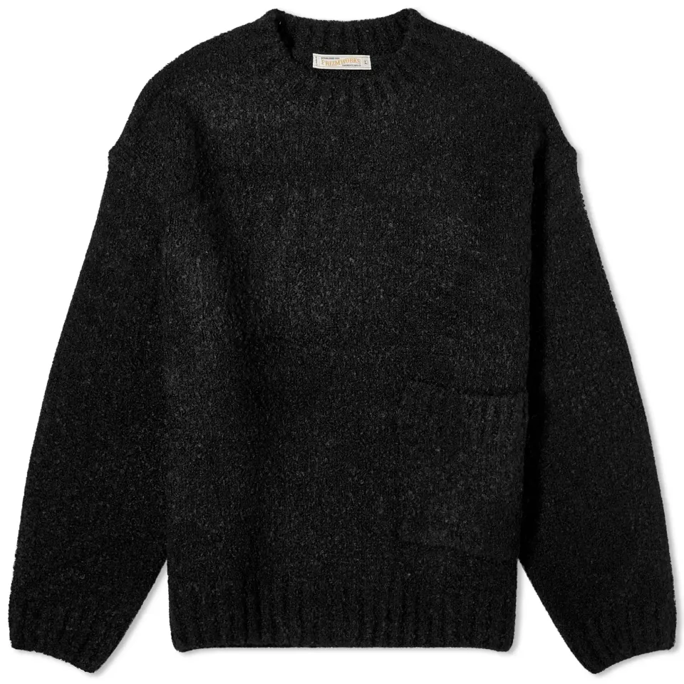 Alpaca Boucle Pocket Sweater