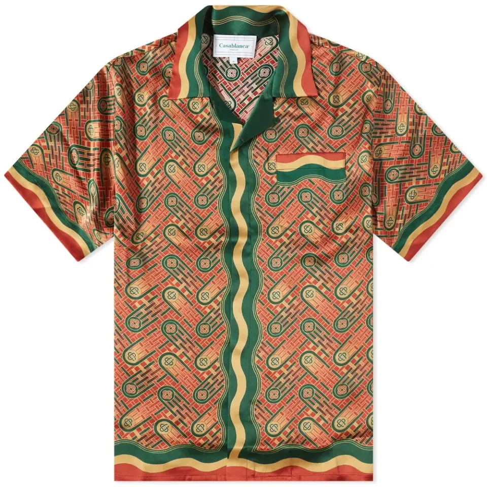 Short Sleeve Silk Shirt