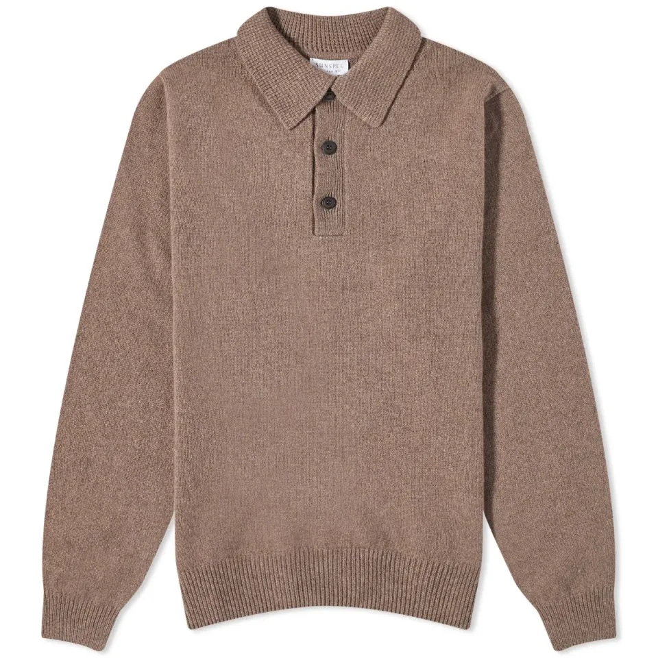 Lambswool Knit Polo