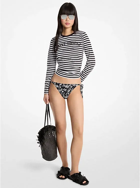 St. Tropez Striped Cotton T-Shirt