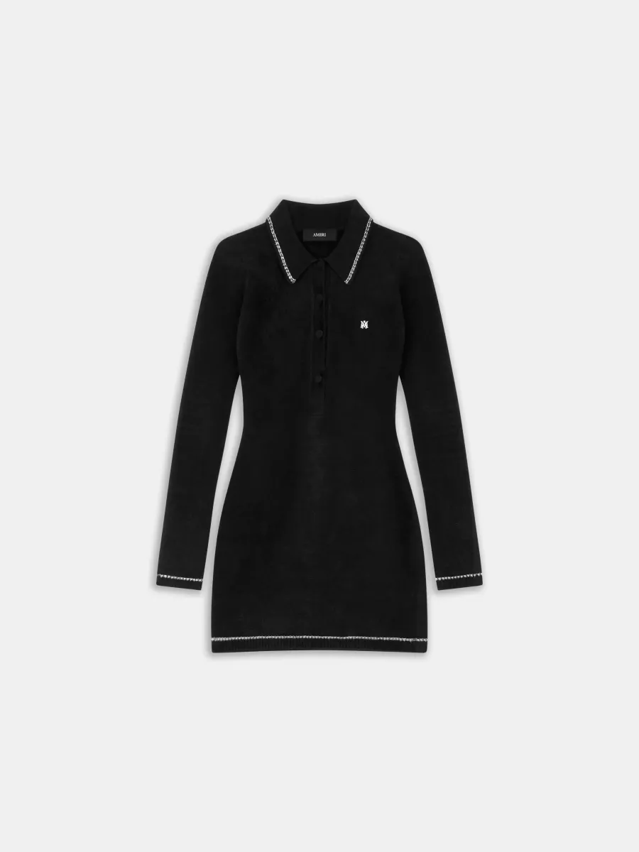 WOMEN - WOMEN'S MA VELVET KNIT DRESS - Black