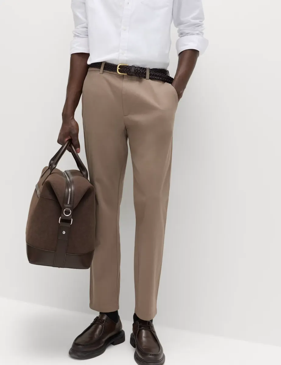 The Ultimate Slim Fit Twill Chinos Mocha