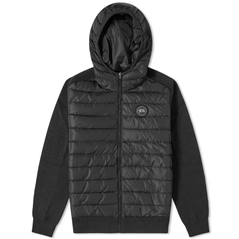 Black Label Hybridge Knit Reversible Hoodie