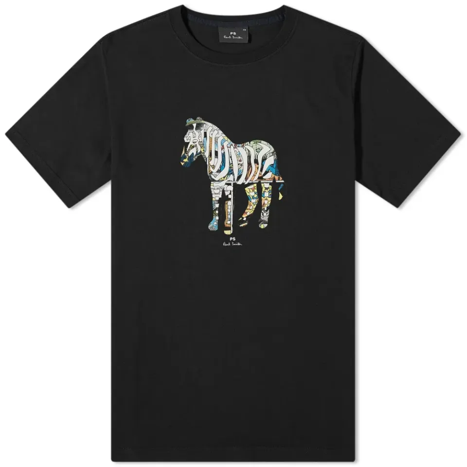 Multicoloured Zebra T-Shirt