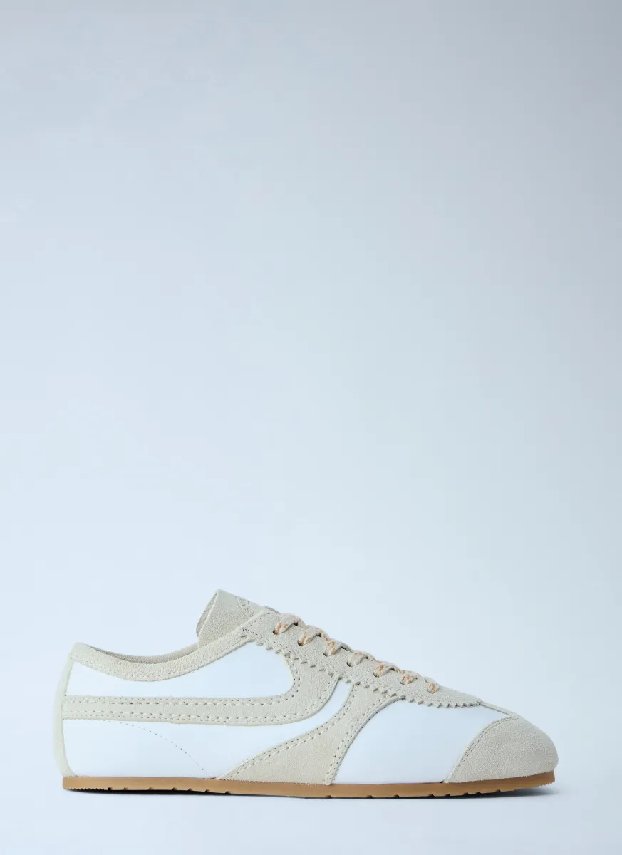 Suede Panel Trainers