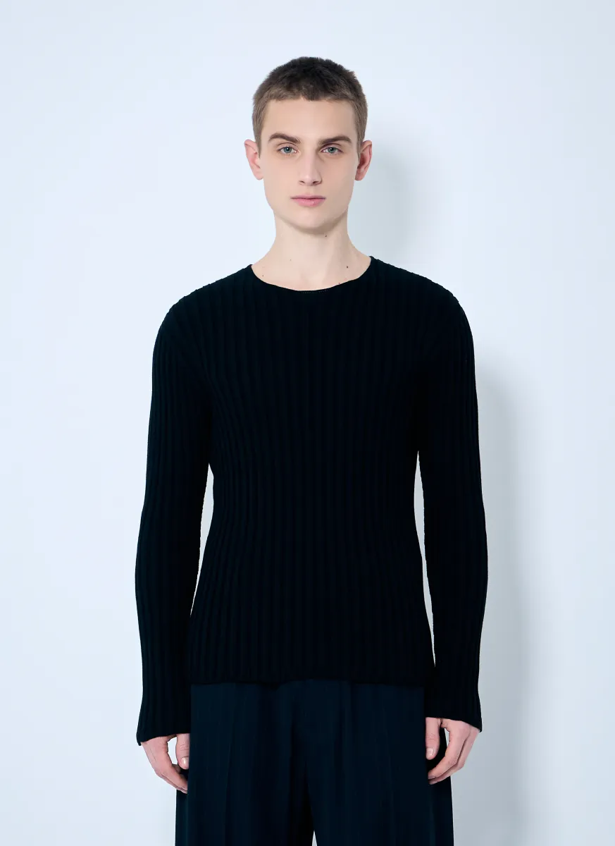 Rib Cotton Sweater