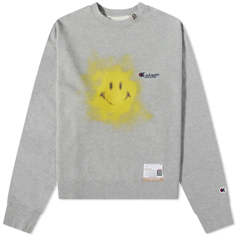 Smiley Face Crew Sweat