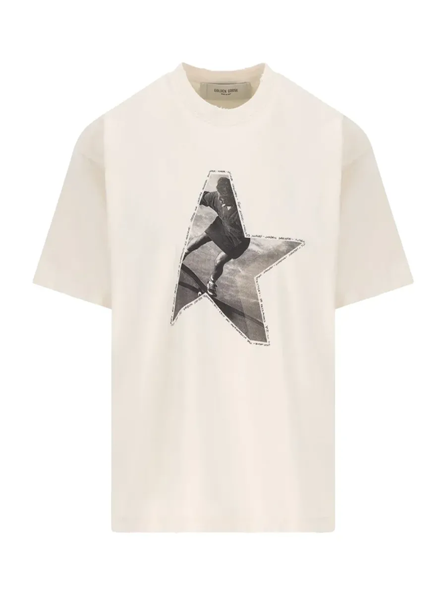 Star Graphic T-Shirt Off White