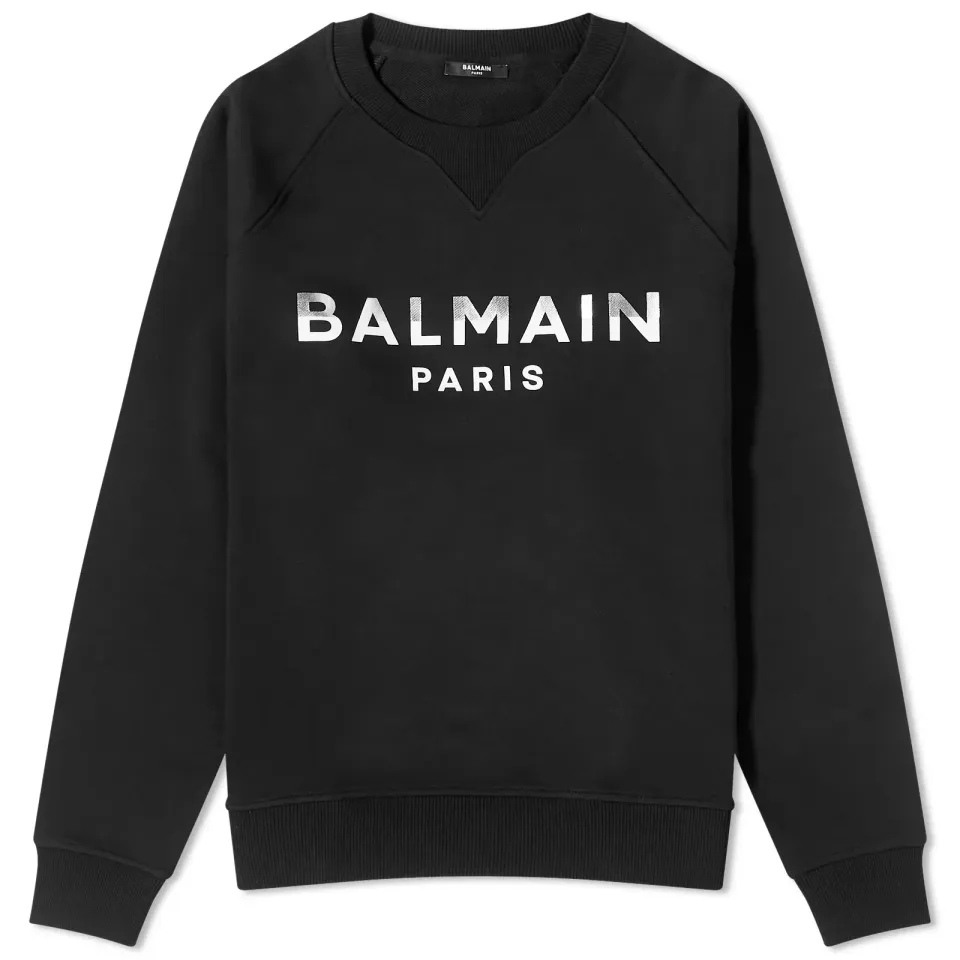 Foil Paris Logo Crew Sweat