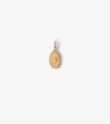 Knight Stamp Charm in Gold