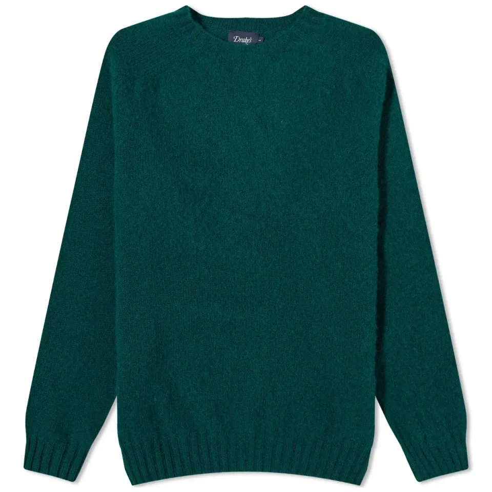 Brushed Shetland Crew Knit