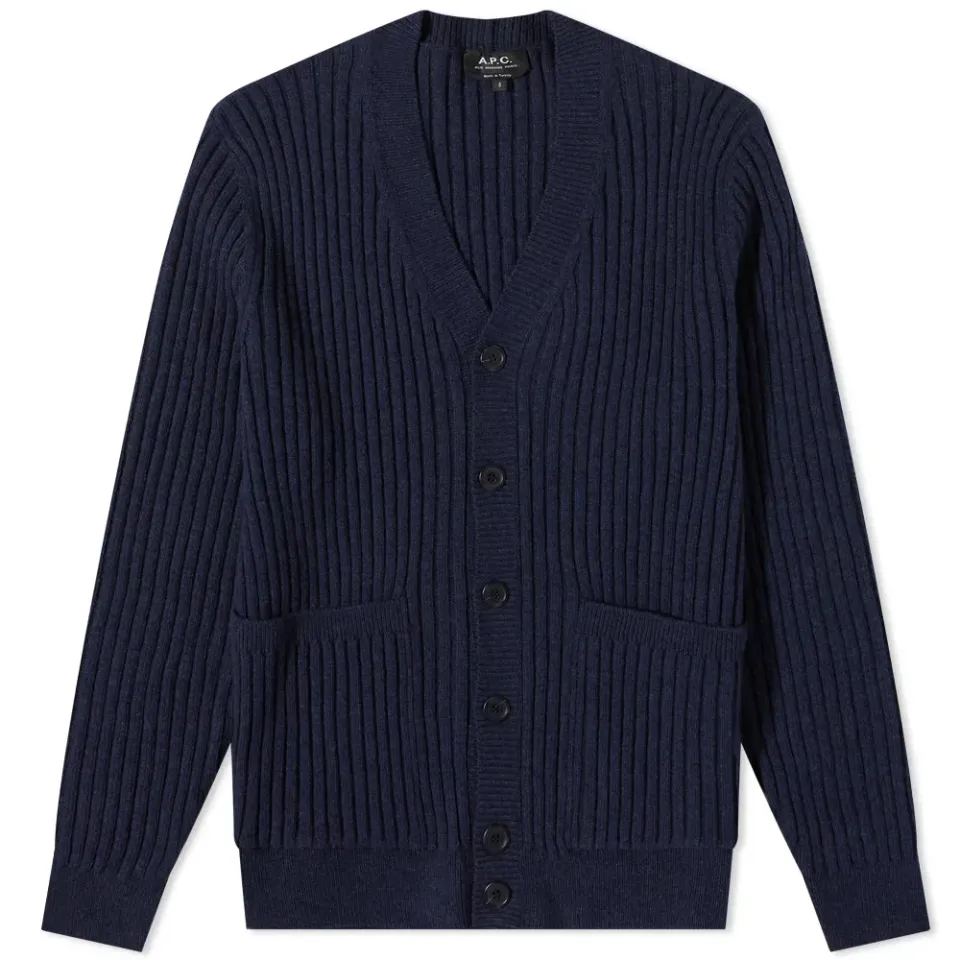 A.P.C. Corantin Ribbed Cardigan