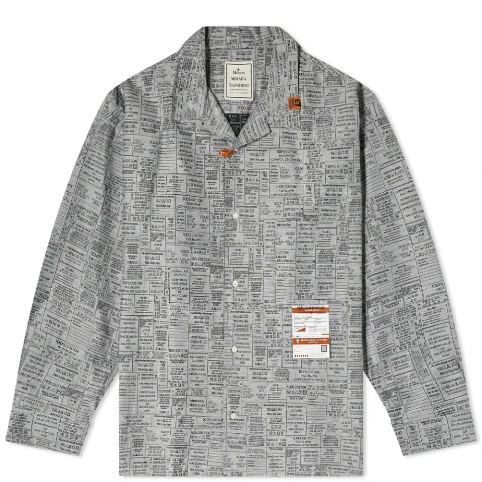 Care Label Jacquard Shirt