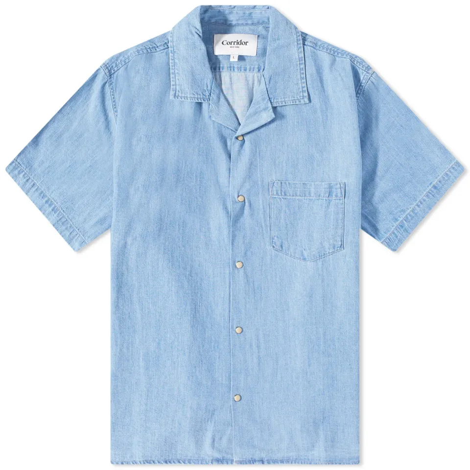 Washed Denim Vacation Shirt