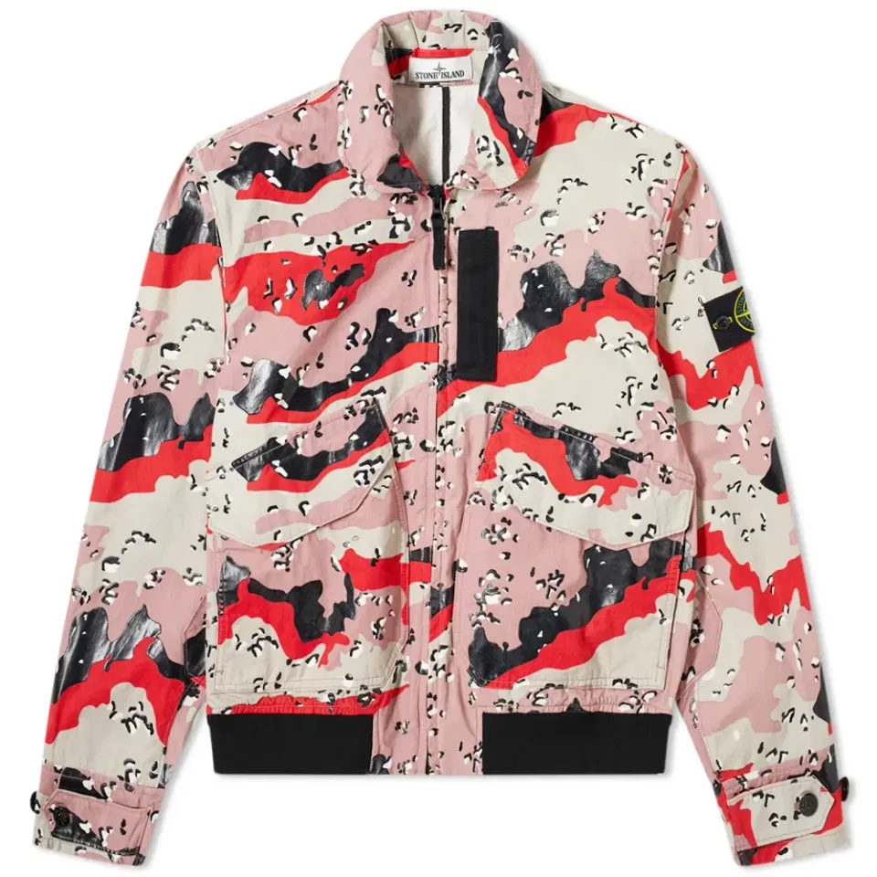 3C+PU Desert Camo Pocket Jacket