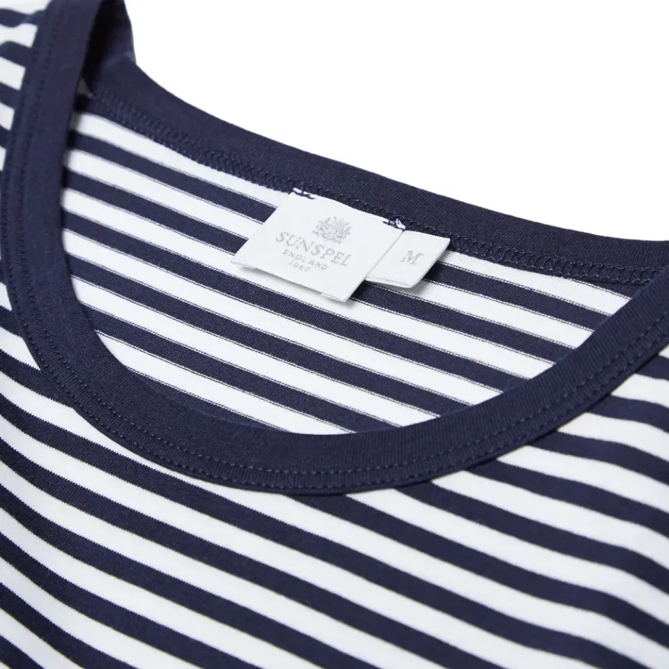 French Stripe Crew Neck Tee