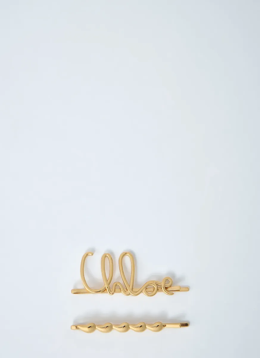 Logo Motif Hair Clip