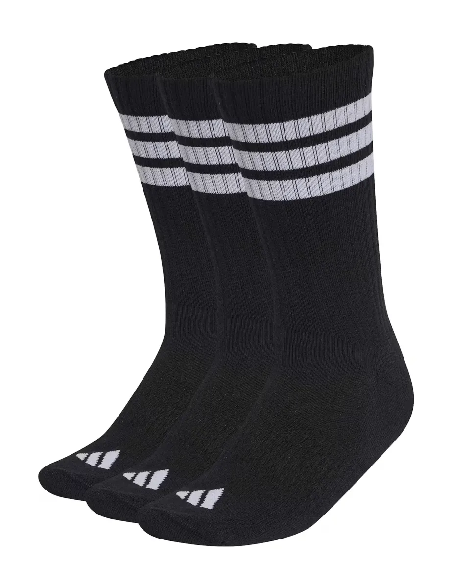 3-Stripes Cushioned Crew Socks