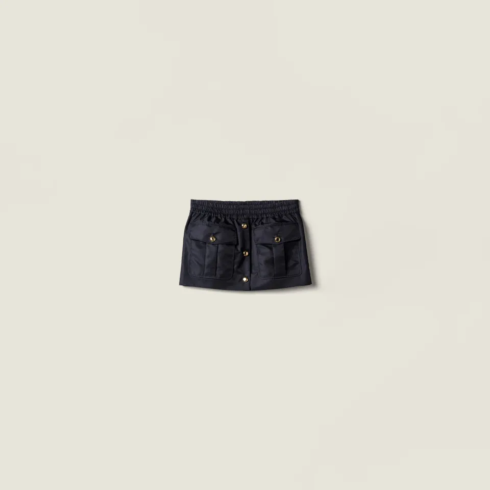 Technical gazar miniskirt