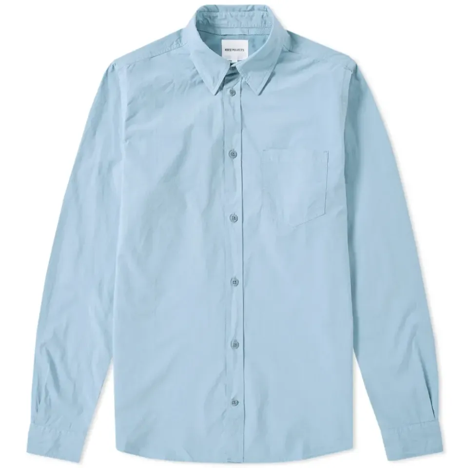 Anton Garment Dyed Poplin Shirt