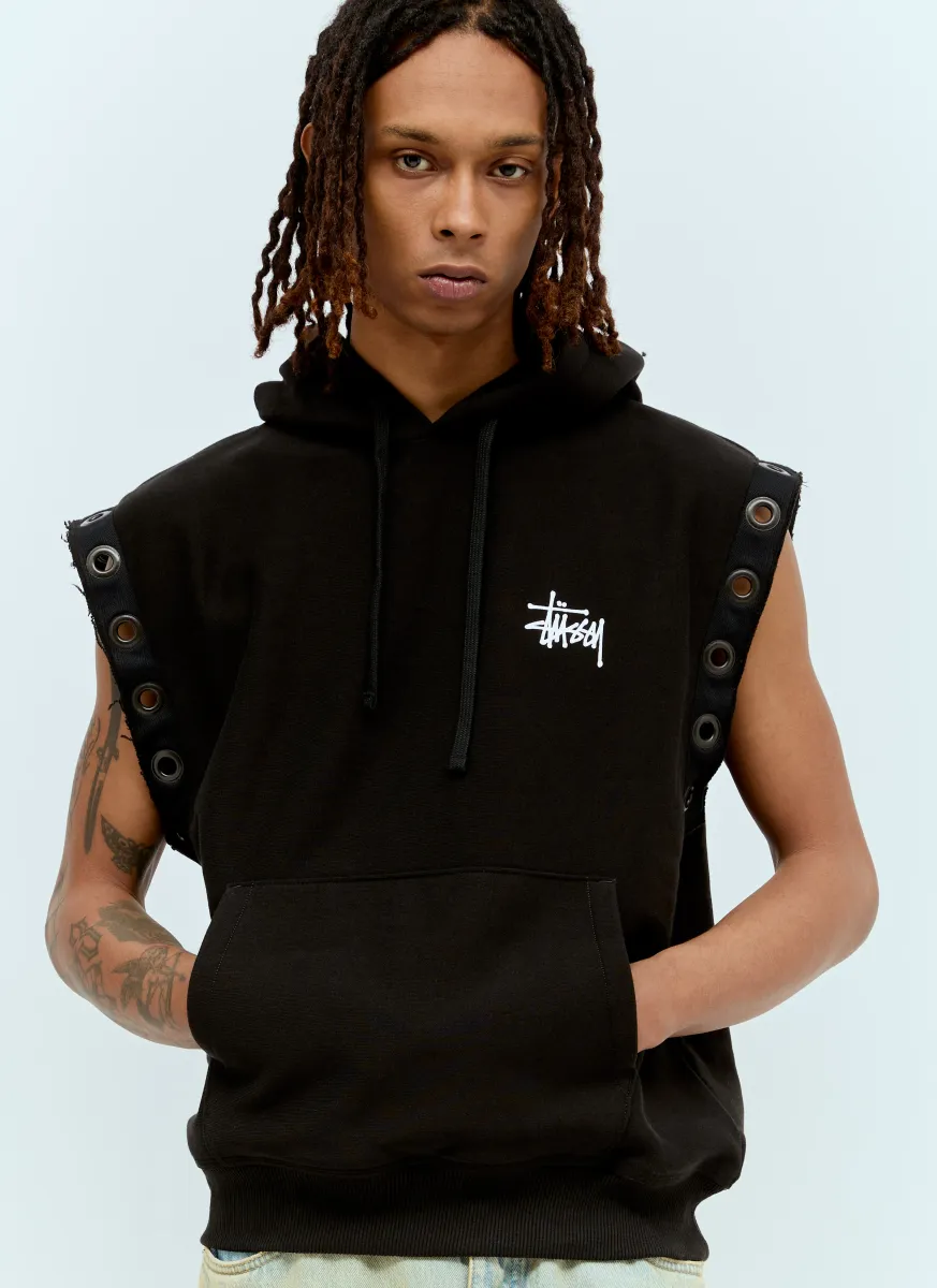 x Stüssy Hooded Sweatshirt Vest