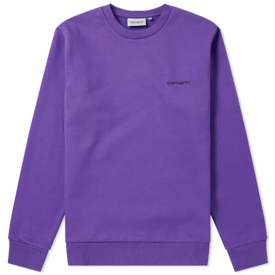 Script Embroidery Crew Sweat