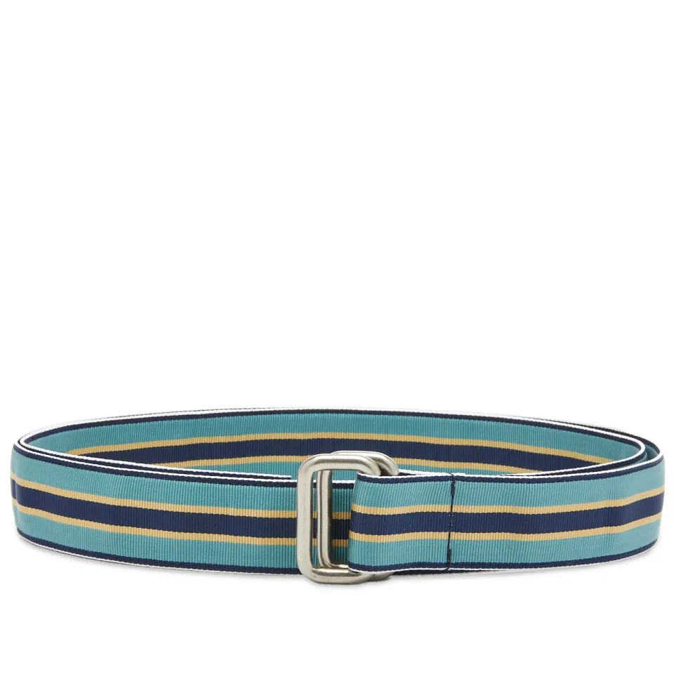 Grosgrain Tape Double Ring Belt