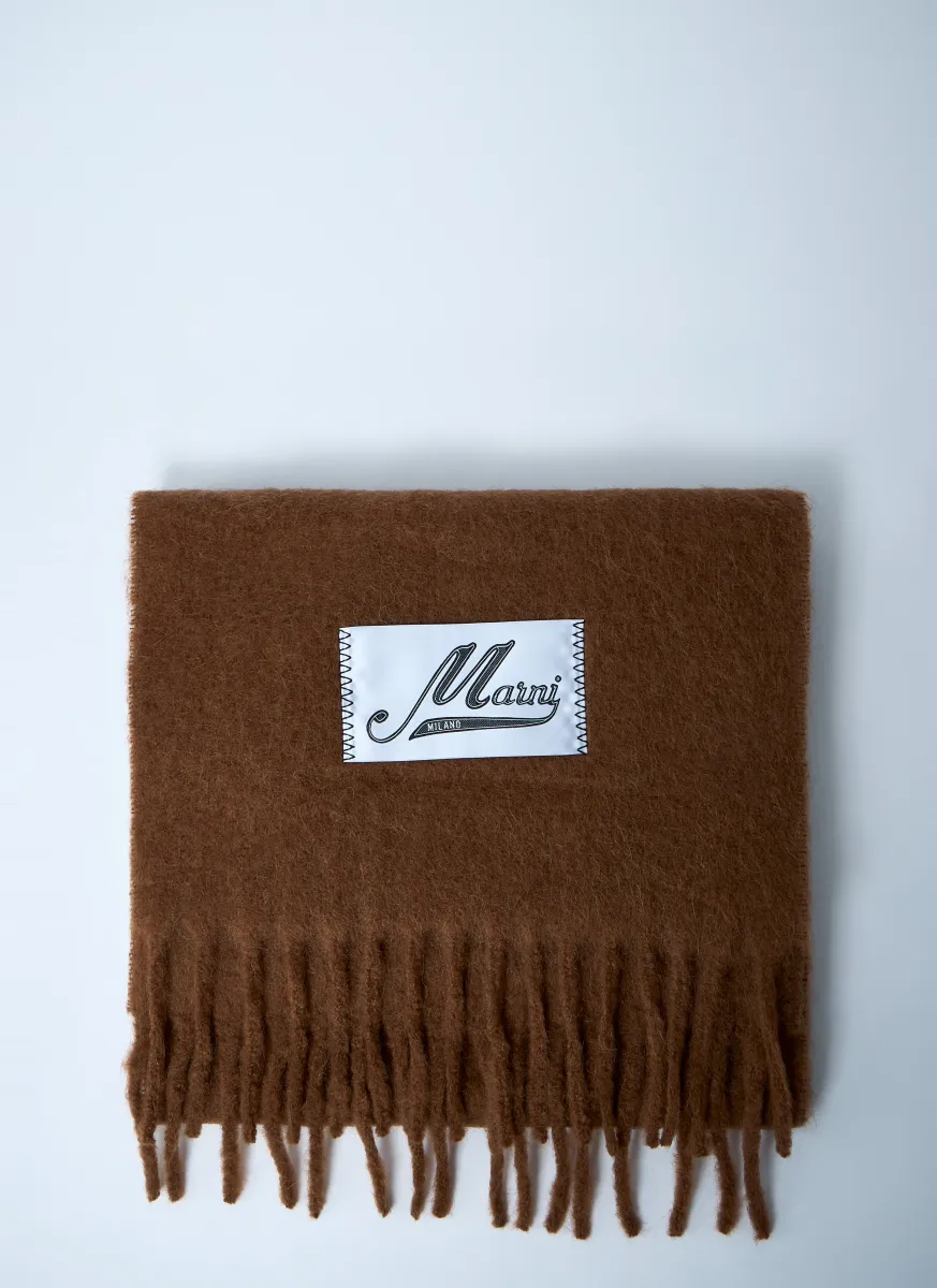 Fringed Wool Scarf