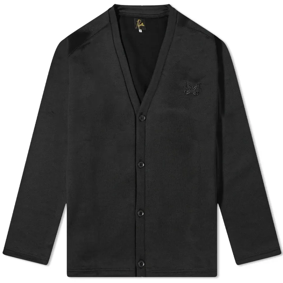 Jersey V-Neck Cardigan