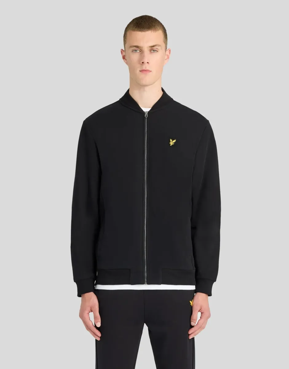 Sueded Jersey Bomber Jacket