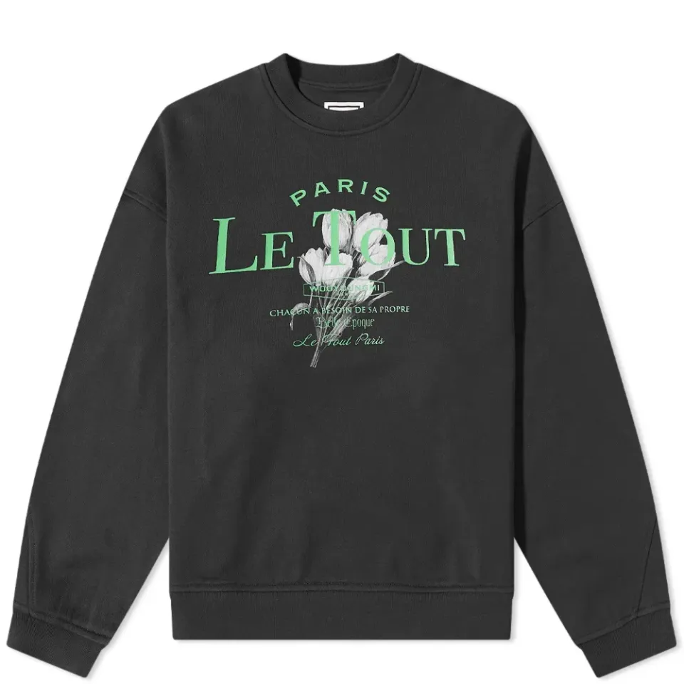 Tulip Print Crew Sweat