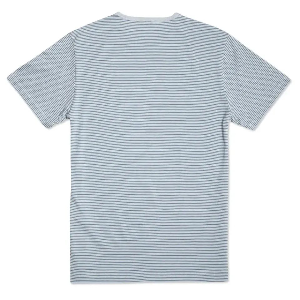 Narrow Stripe Crew Neck Tee