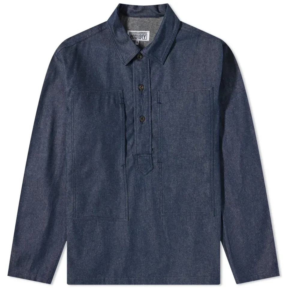 Washed Denim AR Overshirt