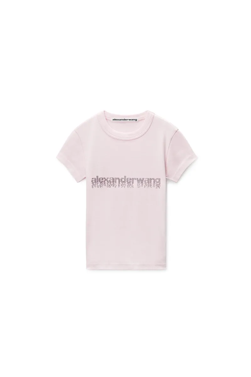 Crystal Hotfix Graphic Baby Tee