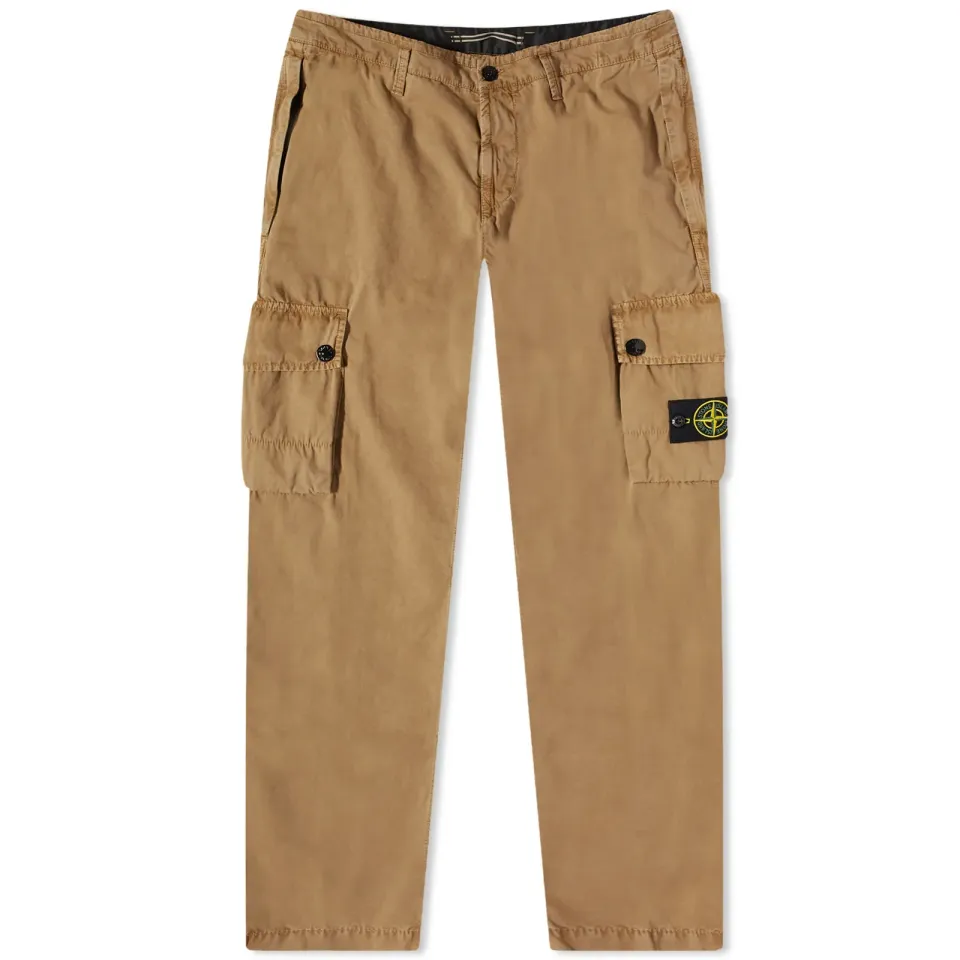 Brushed Cotton Canvas Cargo Pant