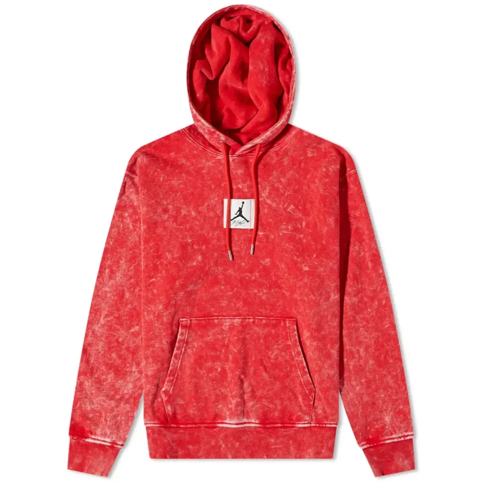 Washed Fleece Popover Hoodie