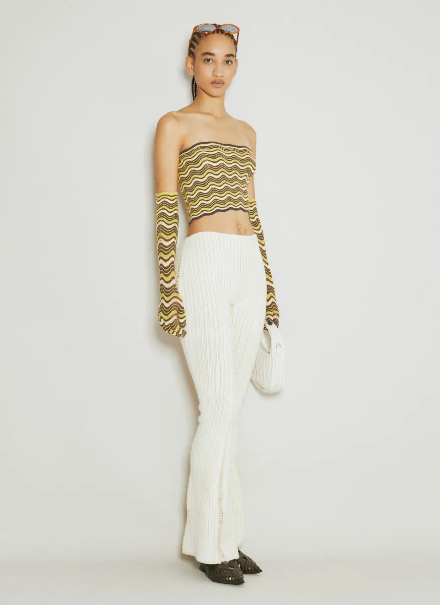 Tent Flared Knit Pants